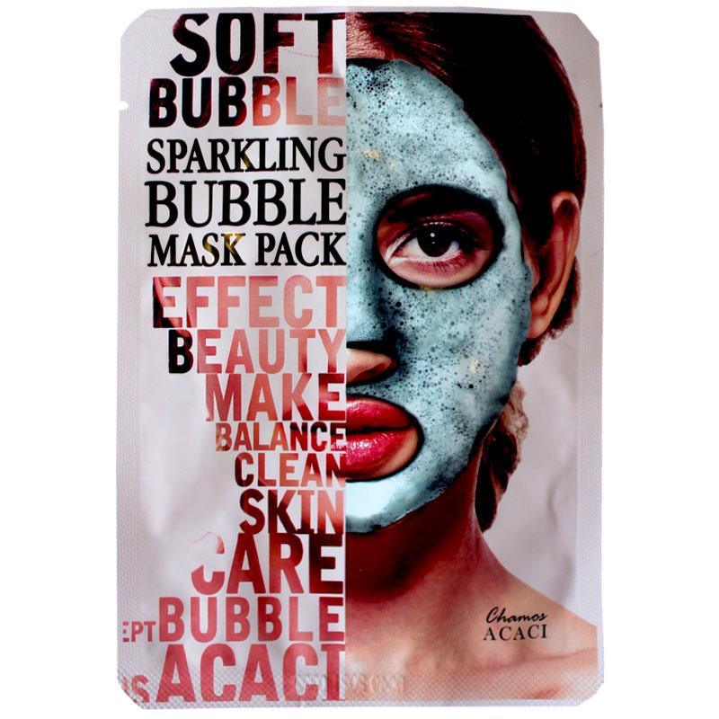 CHAMOS ACACI Sparkling  Bubble Mask Pack